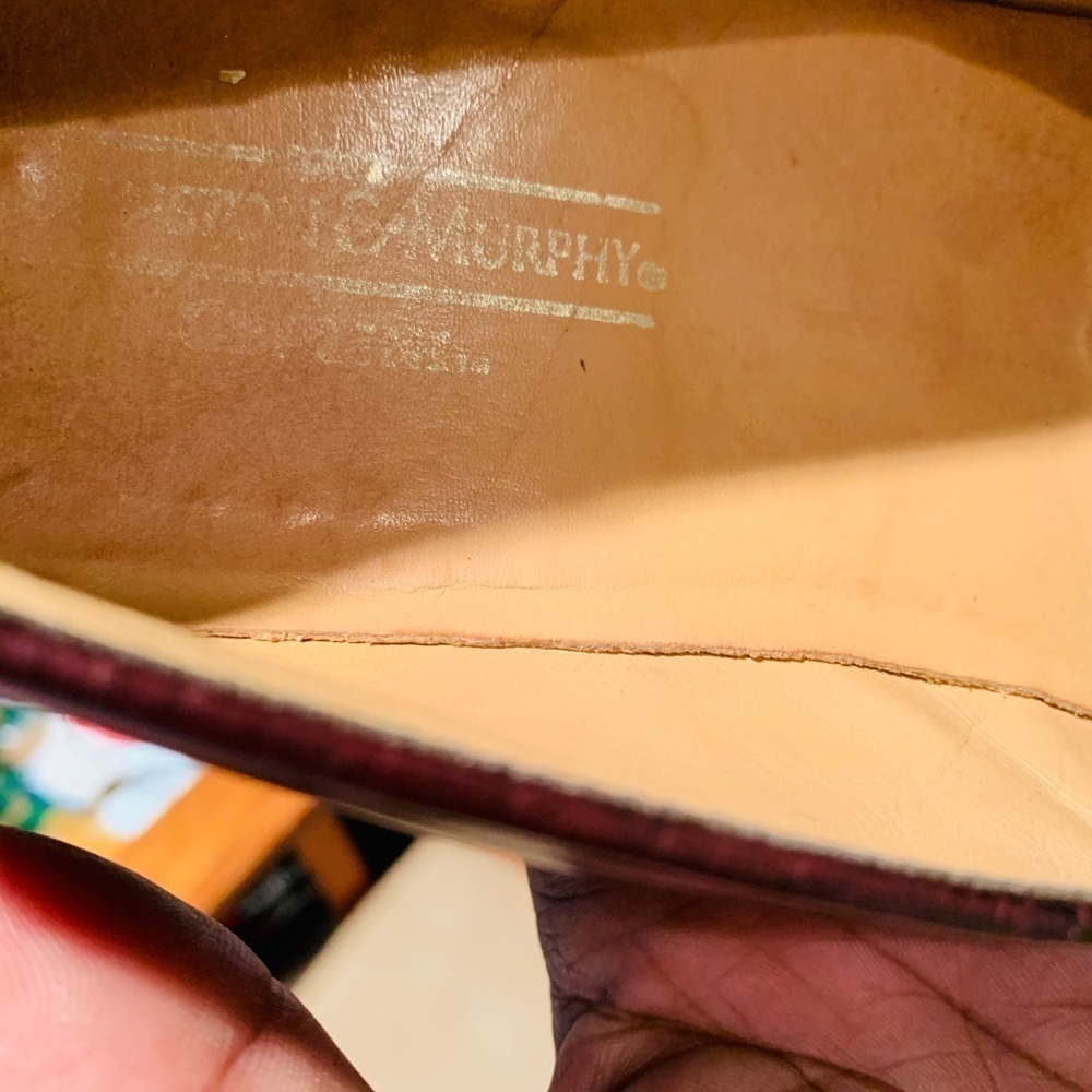 Johnston & Murphy Cellini Burgundy Loafers - Picture 4 of 13